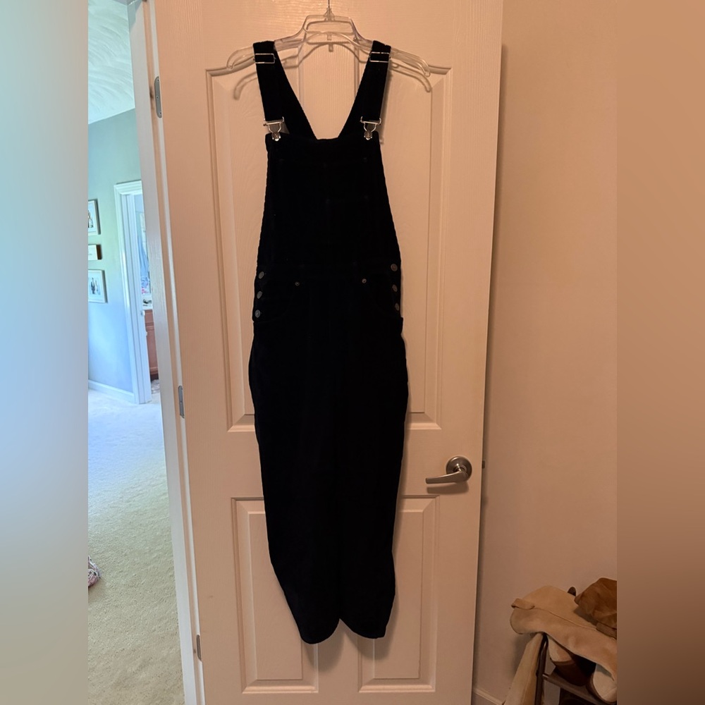 Free People x We The Free Good Luck Cord Overall in Black